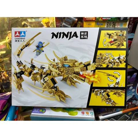 Bộ Đồ Chơi Xếp Hình Lắp Ghép NINJA Rồng Vàng - Phát Triển Trí Tuệ và Tư Duy Sáng Tạo Cho Trẻ Em