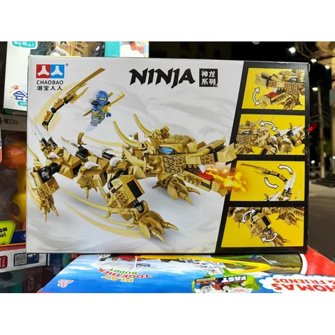 Bộ Đồ Chơi Xếp Hình Lắp Ghép NINJA Rồng Vàng - Phát Triển Trí Tuệ và Tư Duy Sáng Tạo Cho Trẻ Em