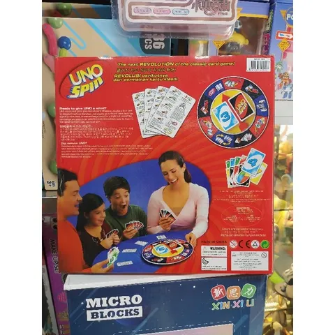 Mã 0129 - Hộp đồ chơi Thẻ Bài UNO SPIN