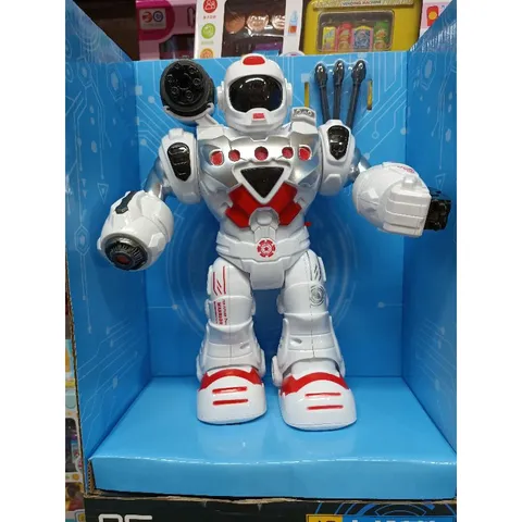 Hộp đồ chơi Robot lắp pin biết đi, có nhạc và đèn phát sáng 829 (tặng kèm pin và giao màu ngẫu nhiên)