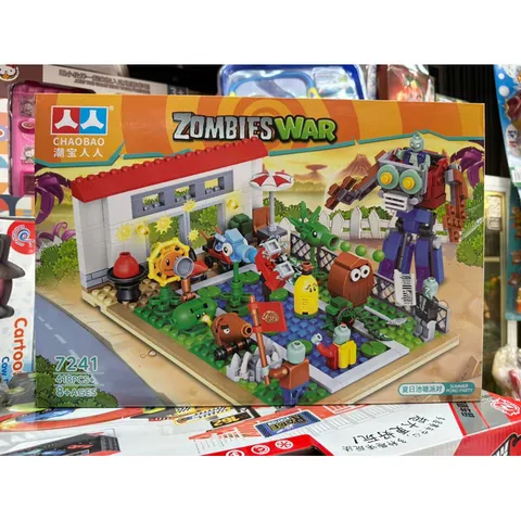 Bộ Xếp Hình Lắp Ghép Lê Gô ZOMBIES WAR 7241 - Đồ Chơi Trẻ Em 418 Chi Tiết, Phát Triển Trí Tuệ Và Tư Duy Sáng Tạo