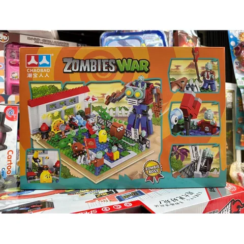 Bộ Xếp Hình Lắp Ghép Lê Gô ZOMBIES WAR 7241 - Đồ Chơi Trẻ Em 418 Chi Tiết, Phát Triển Trí Tuệ Và Tư Duy Sáng Tạo