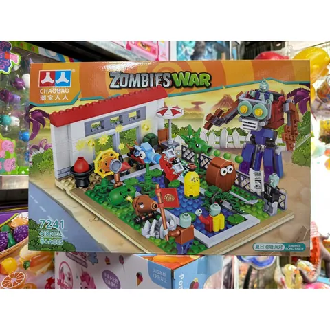 Bộ Xếp Hình Lắp Ghép Lê Gô ZOMBIES WAR 7241 - Đồ Chơi Trẻ Em 418 Chi Tiết, Phát Triển Trí Tuệ Và Tư Duy Sáng Tạo
