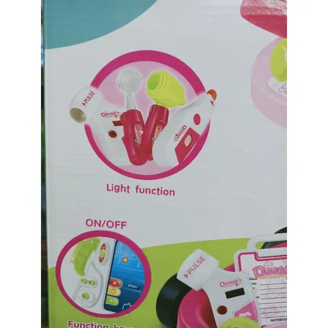 Hộp Đồ Chơi Bác Sĩ Cho Bé - Xe Đẩy Y Tế Có Nhạc & Đèn - Phát Triển Kỹ Năng Giao Tiếp & Sáng Tạo