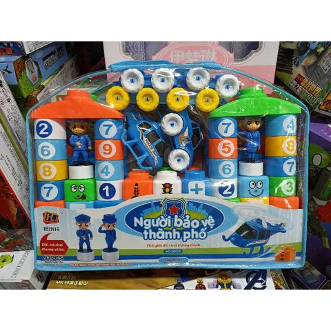 Bộ Đồ Chơi Xếp Hình Người Bảo Vệ Thành Phố 6003 - Đồ Chơi Tăng Cường Kỹ Năng Sáng Tạo Cho Trẻ Em