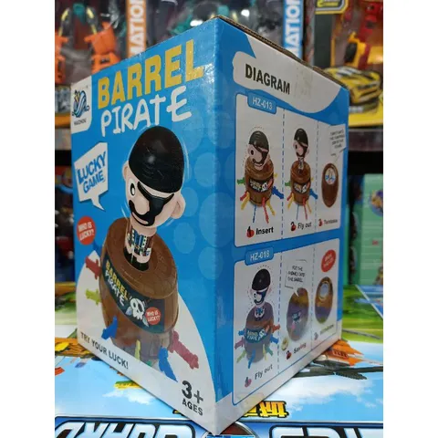 Trò Chơi Hải Tặc May Mắn Barrel Pirate Lucky Game - Đồ Chơi Trẻ Em An Toàn Giải Trí Tương Tác Cho Bé