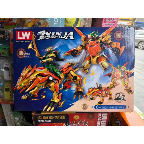Bộ Xếp Hình Lắp Ghép Lê Gô NINJA Rồng 1119-4 - Đồ Chơi Sáng Tạo 291 Chi Tiết Cho Trẻ Em