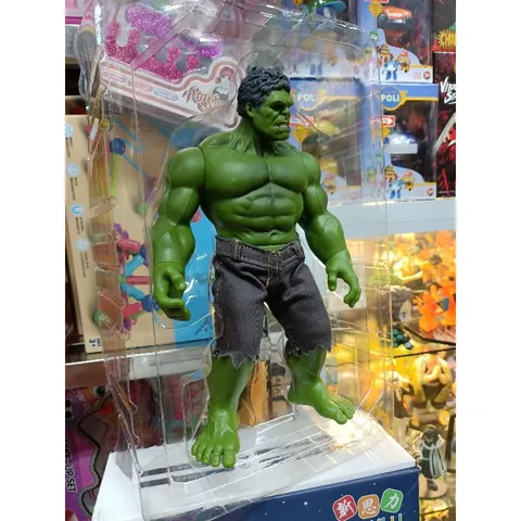 Mô hình nhân vật Người khổng lồ xanh HULK 31cm - Đồ chơi trẻ em siêu anh hùng, quà tặng dễ thương cho fan Marvel