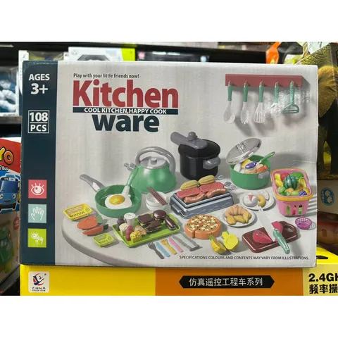Hộp Đồ Chơi Nấu Ăn KITCHEN 5766 - Bộ 108 Chi Tiết Độc Đáo Phát Triển Kỹ Năng Và Trí Tuệ Cho Trẻ Em