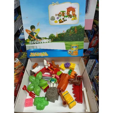Bộ xếp hình Nông trại - Đồ chơi trẻ em phát triển sáng tạo và kỹ năng giao tiếp cho bé - Món quà ý nghĩa cho gia đình