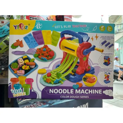 Hộp Đồ Chơi Đất Nặn 8855 - Bộ Sản Xuất Mỳ Sáng Tạo Giúp Trẻ Phát Triển Kỹ Năng Giao Tiếp và Tư Duy Sáng Tạo