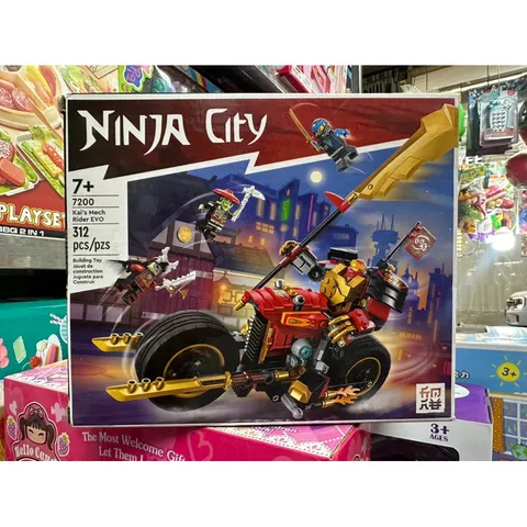 Bộ Xếp Hình Lắp Ghép Lê Gô NINJA City 7200 - 312 Chi Tiết, Đồ Chơi Sáng Tạo Giúp Bé Phát Triển Tư Duy và Khả Năng Sáng Tạo