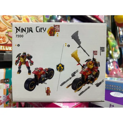 Bộ Xếp Hình Lắp Ghép Lê Gô NINJA City 7200 - 312 Chi Tiết, Đồ Chơi Sáng Tạo Giúp Bé Phát Triển Tư Duy và Khả Năng Sáng Tạo