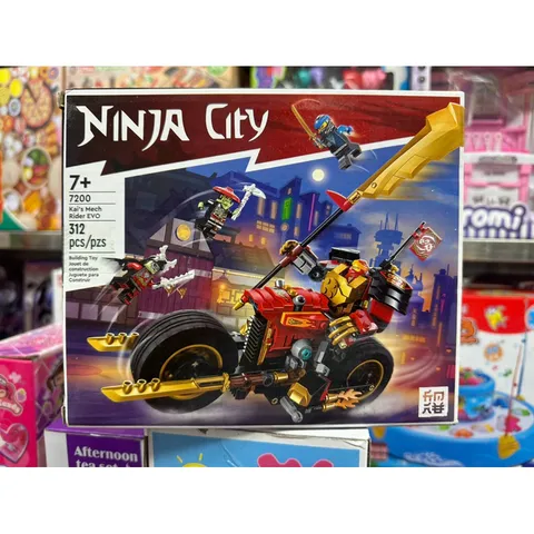 Bộ Xếp Hình Lắp Ghép Lê Gô NINJA City 7200 - 312 Chi Tiết, Đồ Chơi Sáng Tạo Giúp Bé Phát Triển Tư Duy và Khả Năng Sáng Tạo