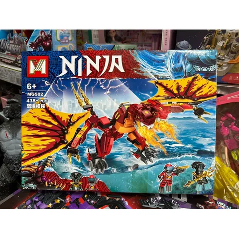 Bộ Xếp Hình Lắp Ghép LEGO NINJA Rồng 502 - 438 Chi Tiết Sáng Tạo, Đồ Chơi Trẻ Em Phát Triển Kỹ Năng Tư Duy