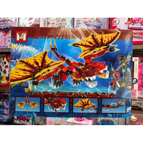 Bộ Xếp Hình Lắp Ghép LEGO NINJA Rồng 502 - 438 Chi Tiết Sáng Tạo, Đồ Chơi Trẻ Em Phát Triển Kỹ Năng Tư Duy