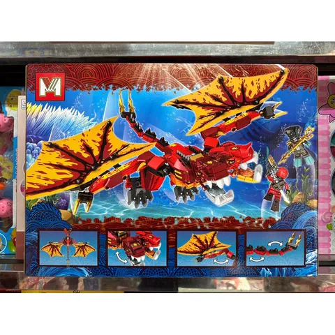 Bộ Xếp Hình Lắp Ghép LEGO NINJA Rồng 502 - 438 Chi Tiết Sáng Tạo, Đồ Chơi Trẻ Em Phát Triển Kỹ Năng Tư Duy