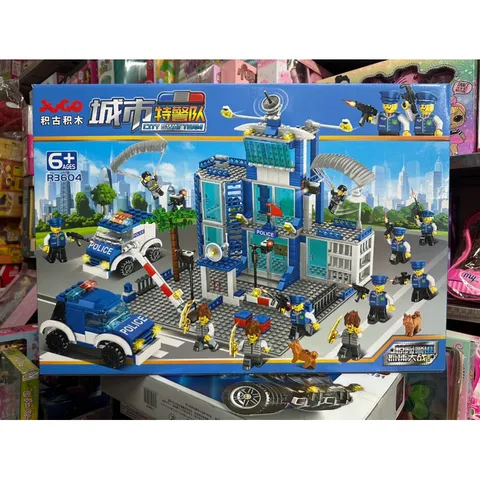 Hộp Lê Gô Lắp Ghép Mô Hình Ngôi Nhà CITY SWAT TEAM 3604 - Đồ Chơi Sáng Tạo Kiến Thức Cho Trẻ Em