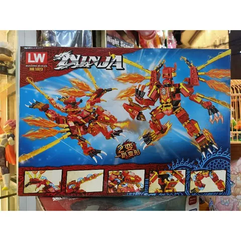 Mã 1023-1 # Hộp lắp ghép lê gô NINJA Rồng