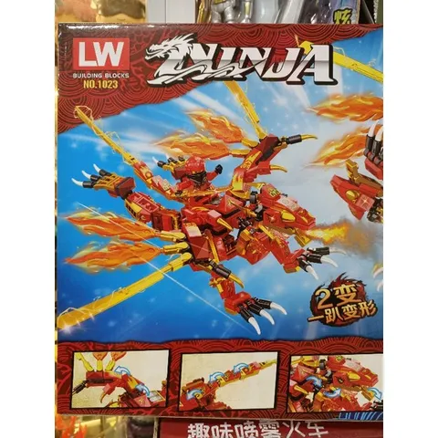 Mã 1023-1 # Hộp lắp ghép lê gô NINJA Rồng