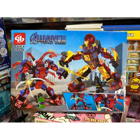 Hộp Lê Gô Lắp Ghép Mô Hình Robot Người Nhện 9014-3 - Đồ Chơi Trẻ Em 322 Chi Tiết, Sáng Tạo và Thú Vị