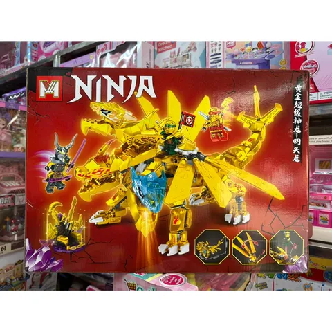 Xếp hình lắp ghép lê gô NINJA Rồng MG1050 gồm có 612 chi tiết
