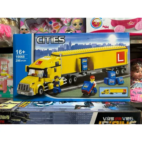Hộp Lê Gô Lắp Ghép Mô Hình Xe Ô Tô 19068 - Bộ Đồ Chơi 298 Chi Tiết Tạo Dáng Sáng Tạo, Phát Triển Trí Tuệ Cho Trẻ Em