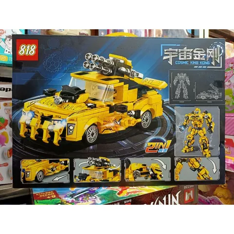 Hộp lê gô lắp ghép 2in1 mô hình Robot và xe ô tô 89271