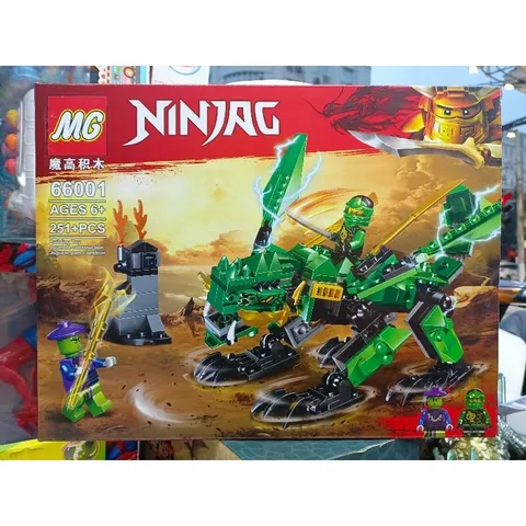 Bộ Đồ Chơi Xếp Hình Lê Gô NINJA Rồng 66001 - Phát Triển Tư Duy Sáng Tạo Cho Trẻ Em - Món Quà Ý Nghĩa Cho Bé