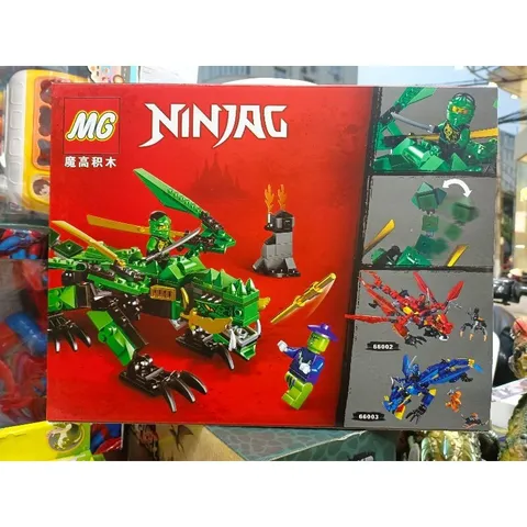 Bộ Đồ Chơi Xếp Hình Lê Gô NINJA Rồng 66001 - Phát Triển Tư Duy Sáng Tạo Cho Trẻ Em - Món Quà Ý Nghĩa Cho Bé