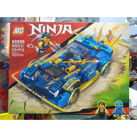 Hộp Lê Gô Lắp Ghép Mô Hình Xe Ô Tô NINJA 60006 - Đồ Chơi Giáo Dục Cho Trẻ Em, Phát Triển Tư Duy Sáng Tạo