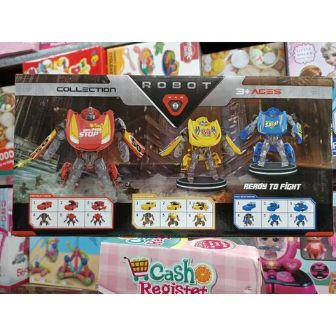 Hộp Đồ Chơi Lắp Ghép Robot Biến Hình Xe Ô Tô 339-36 - Đồ Chơi Phát Triển Kỹ Năng Tư Duy Cho Trẻ 6-12 Tuổi