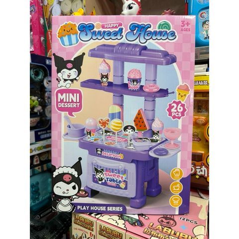 Mã 2016 - 261 / Hộp đồ chơi bàn bán kem và kẹo HAPPY SWEET HOUSE
