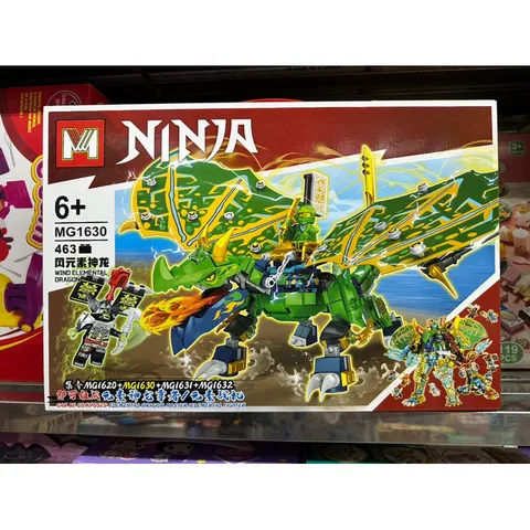 Xếp hình lắp ghép lê gô NINJA Rồng 1630 gồm có 463 chi tiết