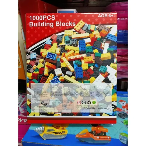 Hộp đồ chơi lắp ghép Building Blocks 1000 chi tiết - Đồ chơi trẻ em phát triển tư duy sáng tạo và kỹ năng giao tiếp
