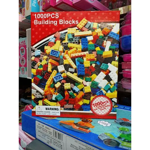Hộp đồ chơi lắp ghép Building Blocks 1000 chi tiết - Đồ chơi trẻ em phát triển tư duy sáng tạo và kỹ năng giao tiếp