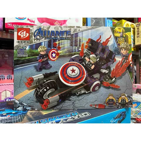 Bộ Xếp Hình Lắp Ghép Lê Gô SUPER HERO 9014-2 - 316 Chi Tiết, Đồ Chơi Trẻ Em Phát Triển Tư Duy Sáng Tạo