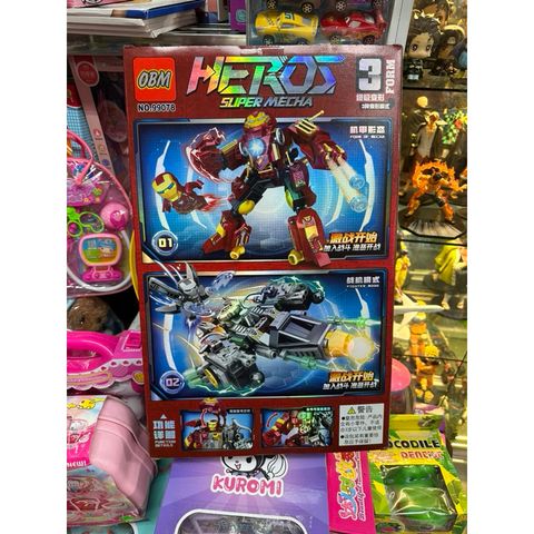 Hộp Lắp Ghép Robot SUPER HERO MECHA 482 Chi Tiết - Đồ Chơi Sáng Tạo Phát Triển Tư Duy Cho Trẻ Em và Người Lớn