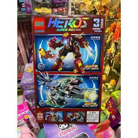 Hộp Lắp Ghép Robot SUPER HERO MECHA 482 Chi Tiết - Đồ Chơi Sáng Tạo Phát Triển Tư Duy Cho Trẻ Em và Người Lớn