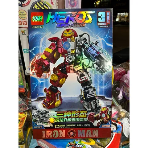 Hộp Lắp Ghép Robot SUPER HERO MECHA 482 Chi Tiết - Đồ Chơi Sáng Tạo Phát Triển Tư Duy Cho Trẻ Em và Người Lớn