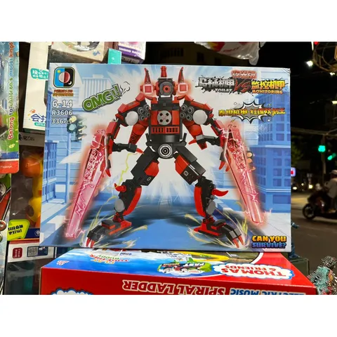 Hộp Lê Gô Lắp Ghép Mô Hình Robot 3606 - Đồ Chơi Sáng Tạo Cho Trẻ Em, 336 Chi Tiết Giúp Phát Triển Trí Tuệ và Khả Năng Tư Duy