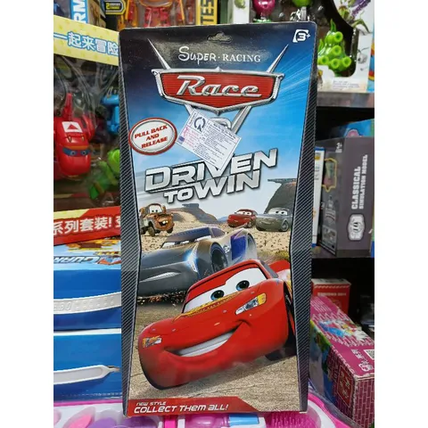 757-6 Hộp đồ chơi mô hình xe ô tô SUPER RACING chạy bánh đà