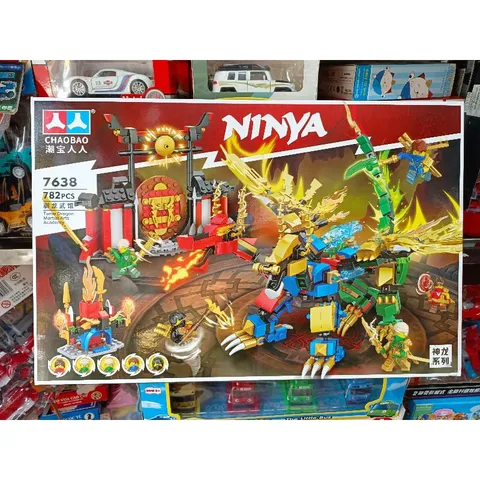 Bộ Xếp Hình Lắp Ghép Lê Gô NINJA Rồng 7638 - Đồ Chơi Trẻ Em Phát Triển Tư Duy và Sáng Tạo, Hộp 53x35x7cm