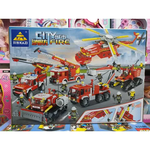 Hộp Lê Gô Lắp Ghép Máy Bay Cứu Hỏa CITY FIRE 80531 - Đồ Chơi Trẻ Em Sáng Tạo, 352 Mảnh Ghép, Phát Triển Trí Tuệ