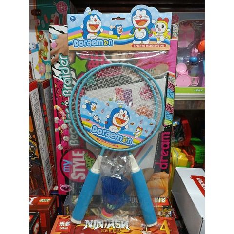 Bộ Vợt Cầu Lông Doraemon 2018-96 - Bộ Đồ Chơi Thể Thao Trẻ Em Gồm 2 Vợt và 2 Quả Cầu Lông, Màu Sắc Đa Dạng
