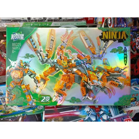 Bộ Đồ Chơi Lắp Ghép Lê Gô NINJA Rồng 86026 - Xếp Hình Thú Vị, Giúp Trẻ Phát Triển Tư Duy Sáng Tạo, Món Quà Ý Nghĩa Cho Bé