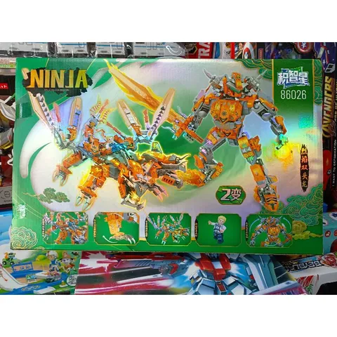 Bộ Đồ Chơi Lắp Ghép Lê Gô NINJA Rồng 86026 - Xếp Hình Thú Vị, Giúp Trẻ Phát Triển Tư Duy Sáng Tạo, Món Quà Ý Nghĩa Cho Bé
