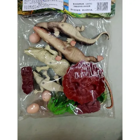 Bộ đồ chơi động vật mô hình các loại cá sấu SWAMP SERIES gồm 4 con, chất liệu cao su mềm 688 (giao màu ngẫu nhiên)
