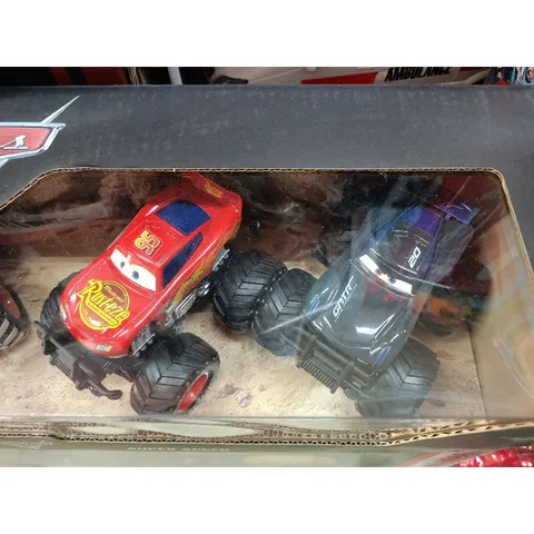 Hộp Đồ Chơi Mô Hình Xe Ô Tô Địa Hình Hợp Kim - Bộ 4 Xe Chạy Bánh Đà SUPER SPEED - Quà Tặng Ý Nghĩa Cho Bé