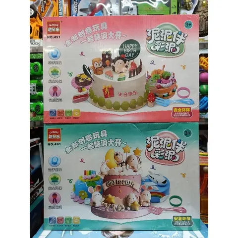 Hộp Đồ Chơi Đất Nặn Làm Bánh Ngọt 491 – Bộ Sáng Tạo Màu Sắc Đa Dạng Cho Bé, Phát Triển Kỹ Năng Xã Hội Và Tư Duy
